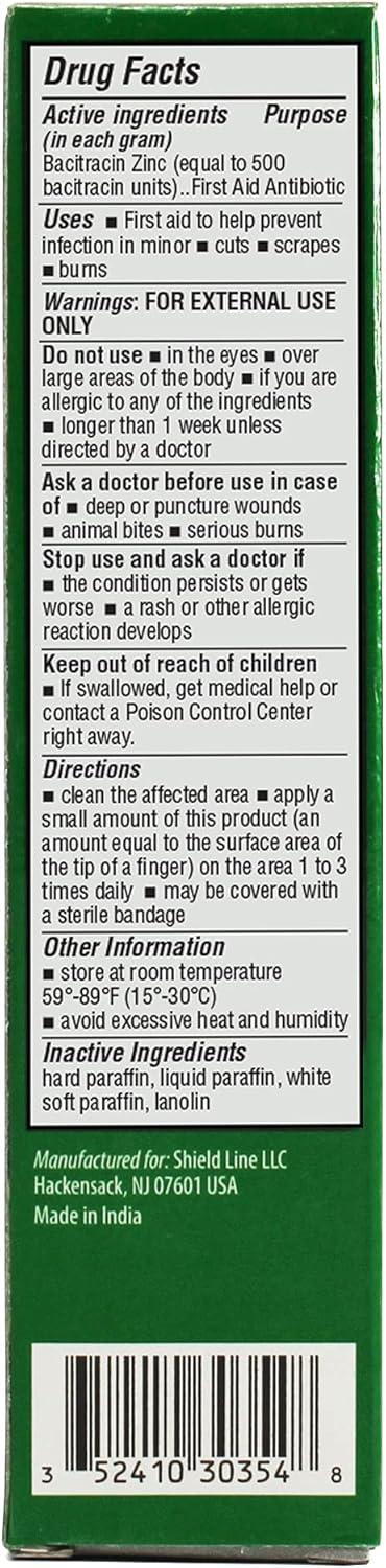 imageMED PRIDE Antibiotic Bacitracin Ointment with Zinc for First Aid Relief of Chafing Diaper Rash Dermatitis Eczema Itchy Dry Skin 1 Oz Tube