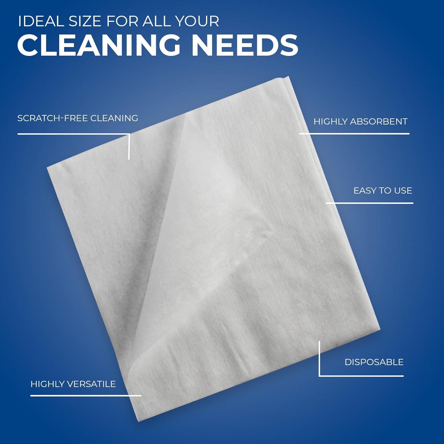imageMED PRIDE Disposable Dry Wipes for Adults Hospital Grade Washcloths Soft and Absorbent Ideal for Incontinence Care 800 Count 11in X 12in