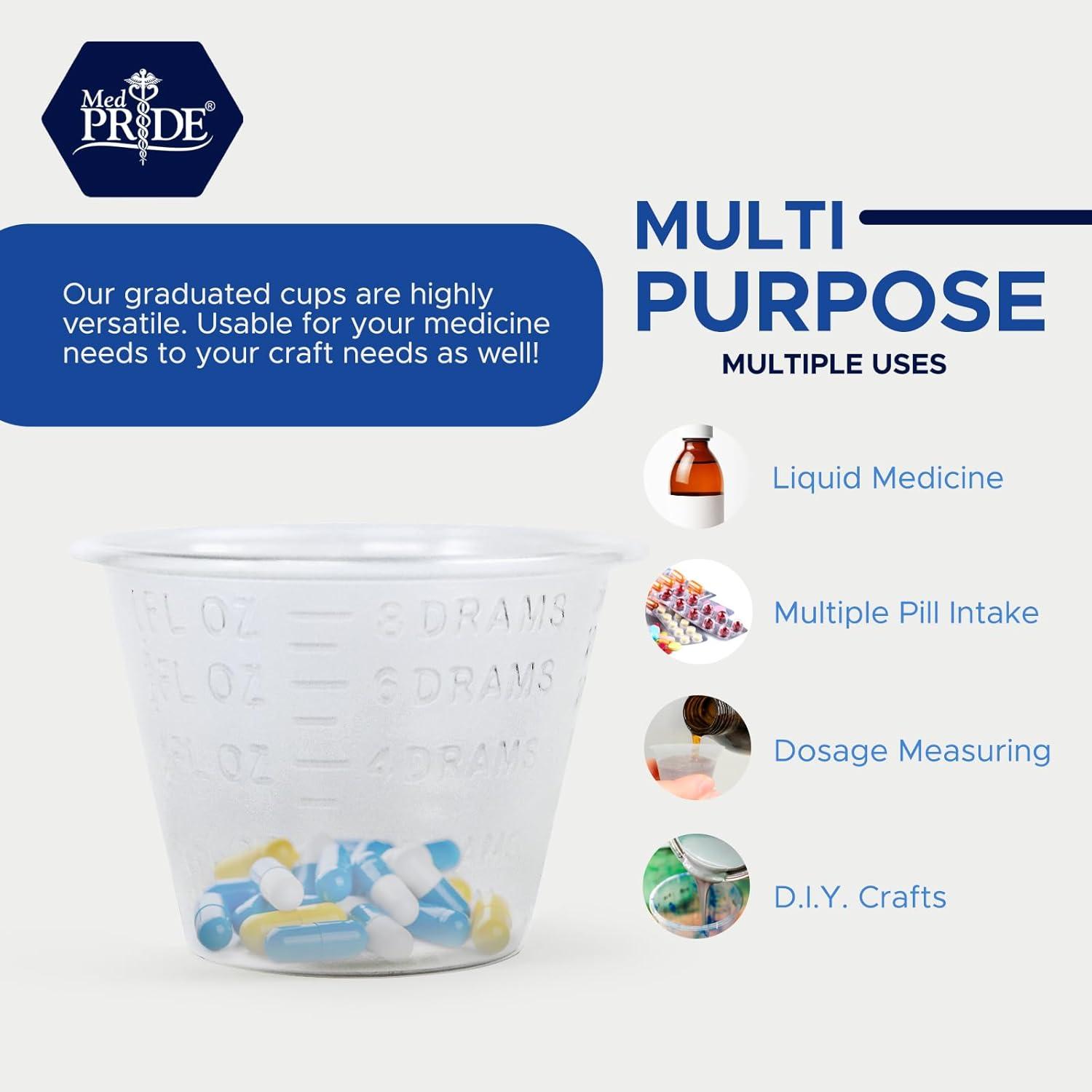 imageMED PRIDE Graduated Medicine Cups  Set of 500