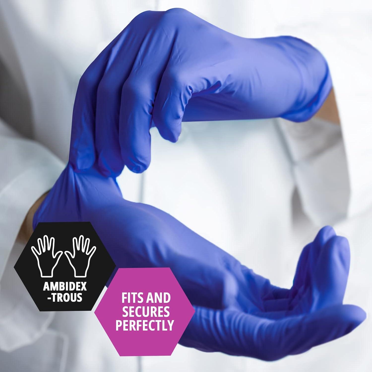 imageMED PRIDE Nitrile Medical Exam Gloves  Disposable Powder ampamp LatexFree Surgical Gloves For Doctors Nurses Hospital ampamp Home Use1