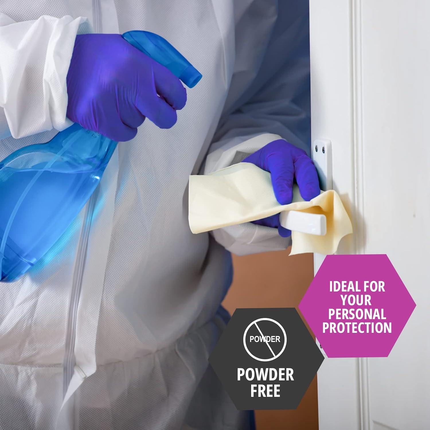 imageMED PRIDE Nitrile Medical Exam Gloves  Disposable Powder ampamp LatexFree Surgical Gloves For Doctors Nurses Hospital ampamp Home Use1