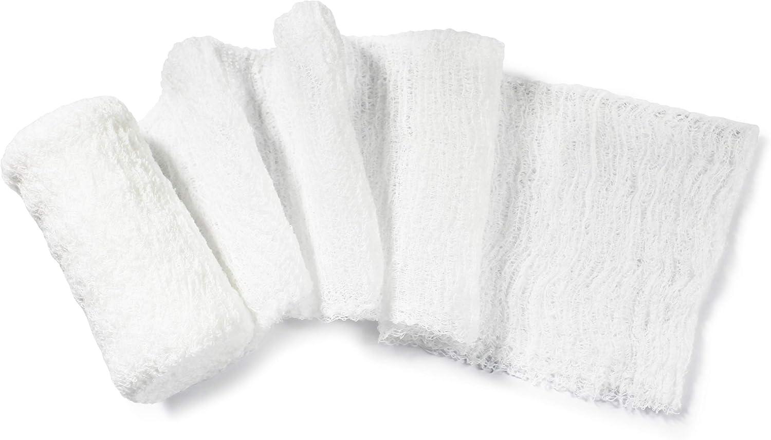 imageMED PRIDE Sterile Krinkle Gauze 6 Rolls 45 x 41 Yards Rolls  Cotton Wound Dressing Sterile Wraps  6Ply Highly Absorbent First Aid Gauzes  Medical Individually Wrapped Mesh Bandage Gauzes12