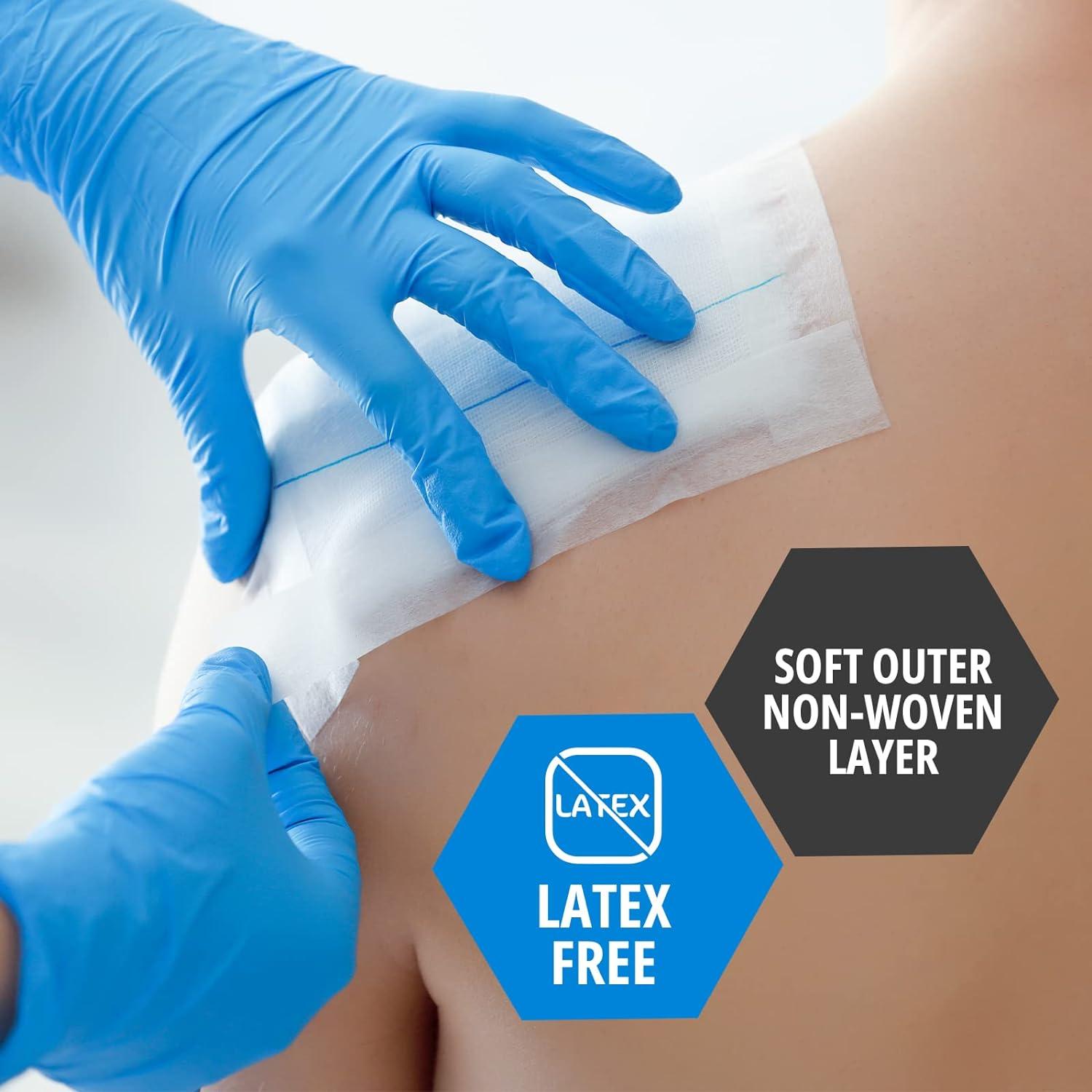 imageMED PRIDE Sterile XXtra Absorbent Abdominal Pads 50Pack  5x9 ABD Combine Individually Wrapped UltraAbsorbent LatexFree ampamp NonAdherent Surgical for Drainage Wound Dressing