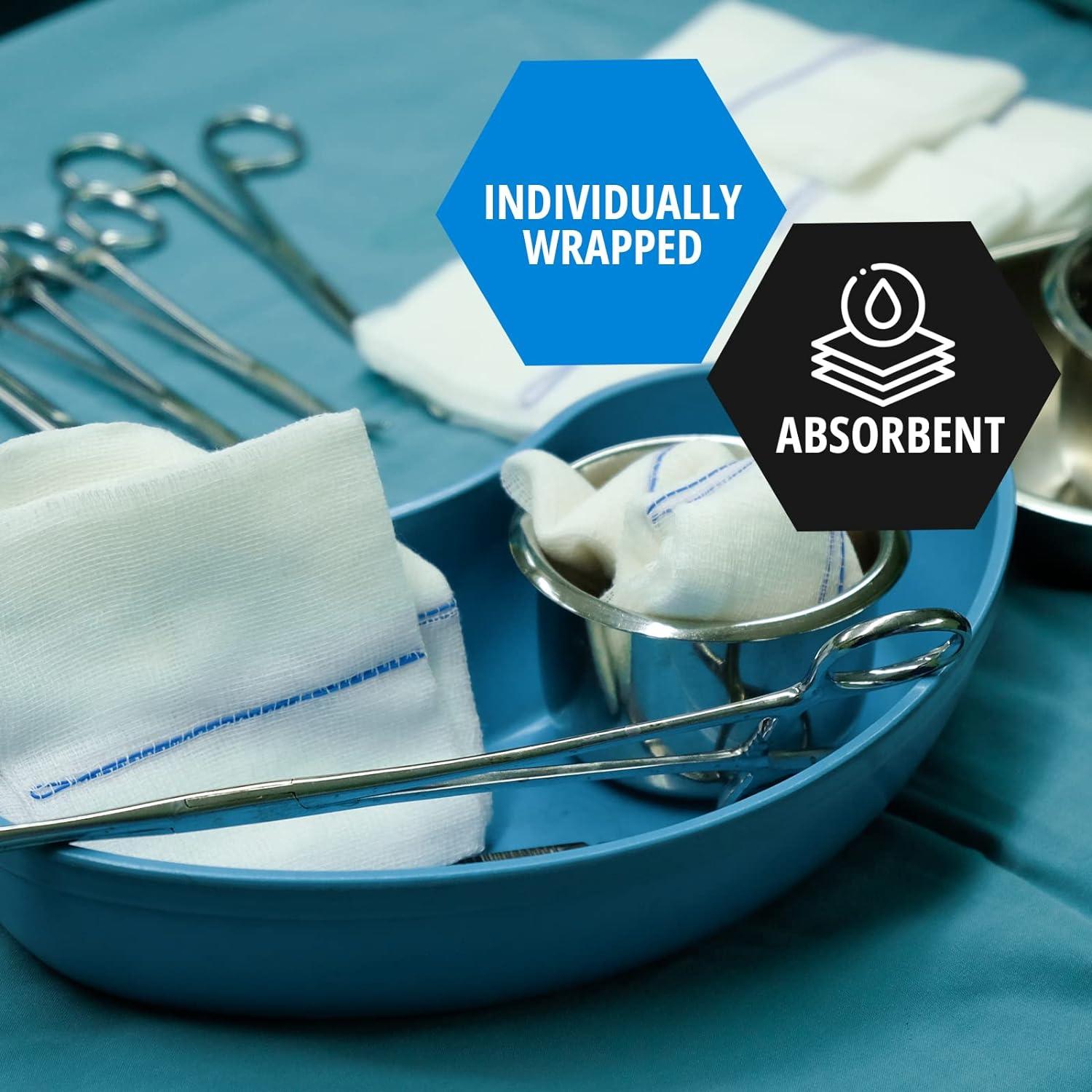 imageMED PRIDE Sterile XXtra Absorbent Abdominal Pads 50Pack  5x9 ABD Combine Individually Wrapped UltraAbsorbent LatexFree ampamp NonAdherent Surgical for Drainage Wound Dressing
