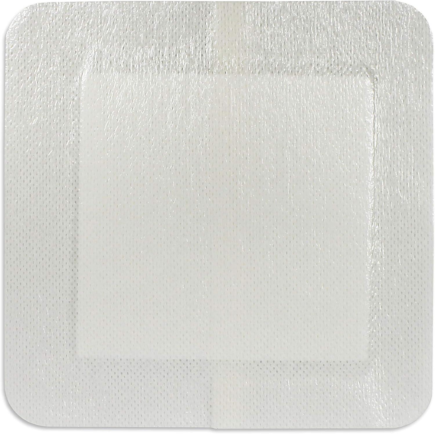 imageMED PRIDE Waterproof Foam Composite Dressing Pads for Shower Sterile for Pressure Ulcers PostOp Injuries 6x6 Inch Pack of 106x6 Inch Pack of 10
