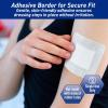imageMED PRIDE Adhesive Gauze Pads 6x6 25 Sterile Individually Packed Nonstick Breathable Bandages for Wounds Highly Absorbent Latex Free 6 x 6 AB43394 x 4