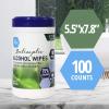 imageMED PRIDE Alcohol Based Disinfectant Wipes 100 Pack with Aloe Vera Wipes with Alcohol for Cleaning 55in X 78in