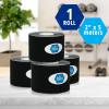 imageMED PRIDE Body Tape for Muscle Pain Relief Uncut 2in X 164ft Kinesiology Roll Breathable LatexFree Athletic Support PinkBlack