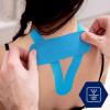 imageMED PRIDE Body Tape for Muscle Pain Relief Uncut 2in X 164ft Kinesiology Roll Breathable LatexFree Athletic Support PinkBlue