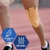 imageMED PRIDE Body Tape for Muscle Pain Relief Uncut 2in X 164ft Kinesiology Roll Breathable LatexFree Athletic Support PinkTan