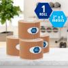 imageMED PRIDE Body Tape for Muscle Pain Relief Uncut 2in X 164ft Kinesiology Roll Breathable LatexFree Athletic Support PinkTan