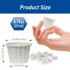 imageMED PRIDE Disposable 250 Pack Paper Souffle Medicine Cups075 Ounce Dispenser Paper CupsPill Holders for Mixed Pills Single DosagePortion Food ampamp Dessert Serving250