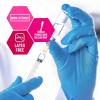 imageMED PRIDE Disposable Blue Nitrile Gloves Pack of 200 Ideal for Medical First Responders Law Enforcement Tattoo Artists Food Vendors Painters Cleaners Pet Care and MoreLarge Pack of 200