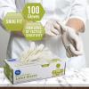 imageMED PRIDE Disposable Latex Medical Grade Exam Gloves Powder Heavy Duty 5 Mil Puncture Resistant Comfort Fit Small1000 WhiteSmall1000