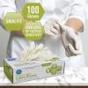 imageMED PRIDE Disposable Latex Medical Grade Exam Gloves Powder Heavy Duty 5 Mil Puncture Resistant Comfort Fit Small1000 WhiteXLarge1000