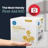 imageMED PRIDE Disposable Medical Grade Vinyl Exam Gloves Latex ampamp Powder Free UltraStrong for Healthcare ampamp Food Handling Medium Pack of 100 100 Clear1