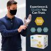 imageMED PRIDE Disposable Medical Grade Vinyl Exam Gloves Latex ampamp Powder Free UltraStrong for Healthcare ampamp Food Handling Medium Pack of 100 100 Clear1000