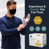 imageMED PRIDE Disposable Medical Grade Vinyl Exam Gloves Latex ampamp Powder Free UltraStrong for Healthcare ampamp Food Handling Medium Pack of 100 100 Clear1