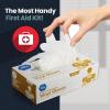 imageMED PRIDE Disposable Medical Grade Vinyl Exam Gloves Latex ampamp Powder Free UltraStrong for Healthcare ampamp Food Handling Medium Pack of 100 100 Clear1