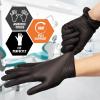 imageMED PRIDE Extra Strength Black Vinyl Disposable Gloves Powder ampamp LatexFree For Surgical Tattoo Artist Food Prep Use50