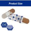 imageMED PRIDE Hypoallergenic Latex Free Fabric Adhesive Bandages Nonstick Pad Sterile Individually Wrapped 1 x 3  100 Count1 x 3  100 Count