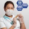 imageMED PRIDE Hypoallergenic Latex Free Fabric Adhesive Bandages Nonstick Pad Sterile Individually Wrapped 1 x 3  100 Count1 x 3  100 Count