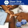 imageMED PRIDE Junior Strip Bandages Small Bandages for Fingers Hypoallergenic LatexFree NonStick Pad 100 Pack 38in X 15in