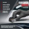 imageMED PRIDE Maxx Strength Nitrile Industrial Black 8 Mil Thick  Diamond Texture Disposable HeavyDuty TearResistant100