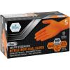 imageMED PRIDE Maxx Strength Nitrile Industrial Orange Gloves 8 Mil Thick  Diamond Texture Disposable HeavyDuty TearResistant1000