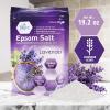 imageMED PRIDE Menthol Bath Salts Epsom Salt Ft Soak for Pain Relief Muscle Recovery ampamp Relaxation with Essential Oils Lavender 192 Ounce Pack of 1Lavender