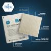 imageMED PRIDE Silver Calcium Alginate Wound Dressing Pads Pack of 5 Non Stick Highly Absorbent Seaweed Fiber Layers 20x Absorbency 4 x 82 x 2