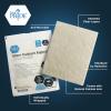 imageMED PRIDE Silver Calcium Alginate Wound Dressing Pads Pack of 5 Non Stick Highly Absorbent Seaweed Fiber Layers 20x Absorbency 4 x 84 x 5