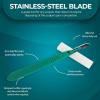 imageMED PRIDE Sterile Disposable Surgical Scalpels 10 Pack Individually Wrapped Protective Caps Plastic Handles for Dermaplaning Crafts 10 Stainlesssteel10