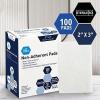 imageMED PRIDE Sterile Nonstick Pads for Wound Care Absorbent NonAdherent Painless Removal Individually Wrapped 3x8 Inch Pack of 502x3 Inch Pack of 100