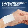 imageMED PRIDE Sterile Nonstick Pads for Wound Care Absorbent NonAdherent Painless Removal Individually Wrapped 3x8 Inch Pack of 503x4 Inch Pack of 100