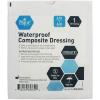 imageMED PRIDE Waterproof Foam Composite Dressing Pads for Shower Sterile for Pressure Ulcers PostOp Injuries 6x6 Inch Pack of 104x4 Inch Pack of 10