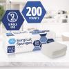 imageMedpride Surgical Sponges 2 x 2 200 Pack  Gauze Pads Non sterile  First Aid Wound Care Dressing Sponge  nWoven Medical NonAdherent Mesh Bandages  Absorbent for Injuries  4 Ply4x4 Inch Pack of 200