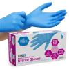 imageMED PRIDE Disposable Blue Nitrile Gloves Pack of 200 Ideal for Medical First Responders Law Enforcement Tattoo Artists Food Vendors Painters Cleaners Pet Care and MoreSmall Pack of 200