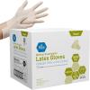 imageMED PRIDE Disposable Latex Medical Grade Exam Gloves Powder Heavy Duty 5 Mil Puncture Resistant Comfort Fit Small1000 WhiteSmall1000