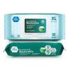 imageMED PRIDE Extra Soft XL Premoistened Disposable Adult Washcloths 8 X 12 Bath Wipes for Sensitive Skin with Aloe Vera Case of 480 80ct Pack of 6Aloe Vera