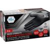 imageMED PRIDE Maxx Strength Nitrile Industrial Black 8 Mil Thick  Diamond Texture Disposable HeavyDuty TearResistant100