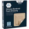 imageMED PRIDE Silicone Bordered Foam Dressings for Wound Care Bed Sore Bandages Adhesive Sterile Pain Removal 4x5 Inch Pack of 106x6 Inch Pack of 10