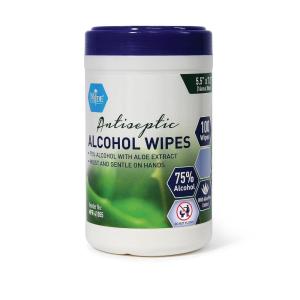 imageMED PRIDE Alcohol Based Disinfectant Wipes 100 Pack with Aloe Vera Wipes with Alcohol for Cleaning 55in X 78in