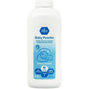 imageMED PRIDE Babypower Baby Powder 22oz 100 TalcFree with Aloe Vera ampamp Vitamin E Hypoallergenic Cornstarch for Diaper Rash Moisture Protection ParabenFree