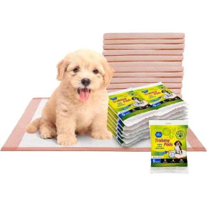 imageMED PRIDE Cat Pee Pads for Travel Carrier Disposable 6Layer UltraAbsorbent Leakproof Kitten Pads 22 X 24 in 1 Pack 5 Pads Peach