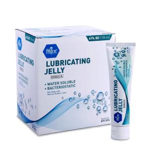 imageMED PRIDE Sterile Surgical Lubricant Jelly Tube 4 Fl Oz WaterSoluble Bacteriostatic Latex Free Medical Lubricating Jelly Box of 12