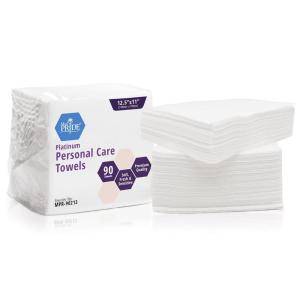 imageMED PRIDE Ultra Soft Disposable Medical Paper Towels Dry Cloths for Your Body Disposable Hospital Wash Cloths Unscented 125X11 90 Pack