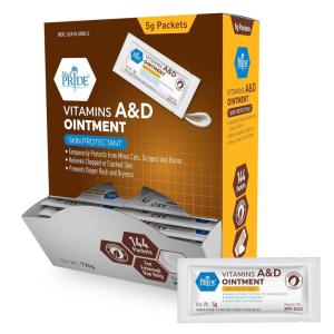 imageMED PRIDE Vitamin AampampD Ointment for Adults and Babies Skin Protectant Soothes Diaper Rash and Dry Skin 1 4 Ounce Pack of 1017 Ounce Pack of 144