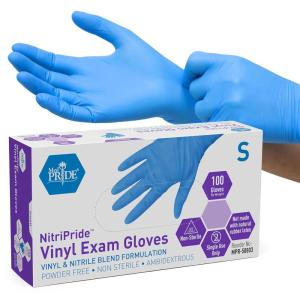 imageMED Pride NonLatex NonSterile SingleUse Exam Gloves Medium 1000  Powder Free Latex Free ampamp Rubber Free  Single Use NonSterile Protective Gloves for Medical Use Cooking Cleaning ampamp More100