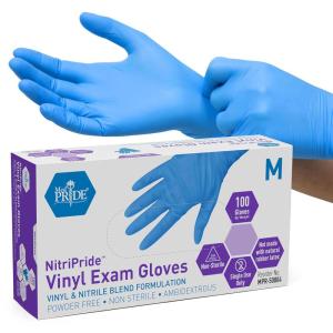 imageMED Pride NonLatex NonSterile SingleUse Exam Gloves Medium 1000  Powder Free Latex Free ampamp Rubber Free  Single Use NonSterile Protective Gloves for Medical Use Cooking Cleaning ampamp More1